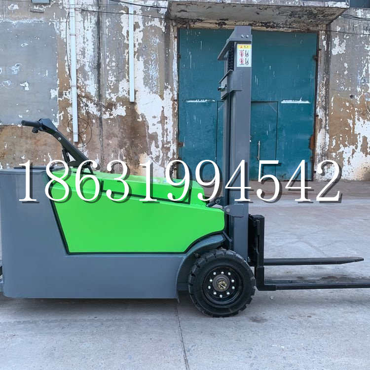 陕西省小型电动叉车1吨2吨步行站驾式电瓶堆高充电装卸车液压升降车铲车